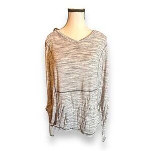 Womens L Pennington ActiveZone Heather Grey Moisture Wicking Workout Top